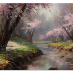 Cherry Blossom Trees in Bloom